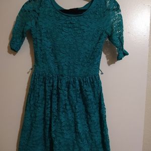 Lace A-line dress